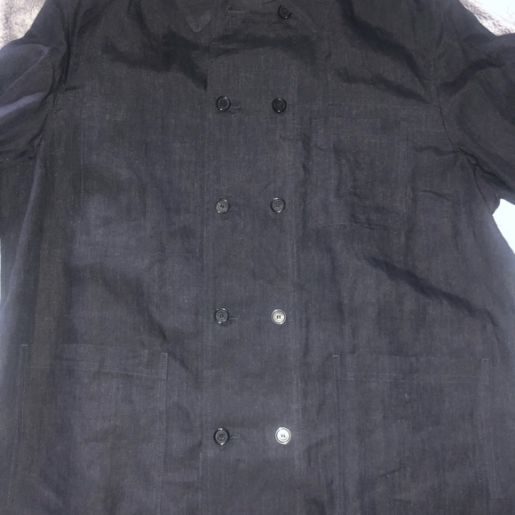 Burberry Hockney Linen Jacket Size 54R/44R - Picture 6 of 8